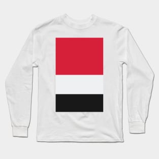 Manchester United Tricolour Long Sleeve T-Shirt